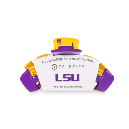 Classic College Hair Clip | Medium | LSU