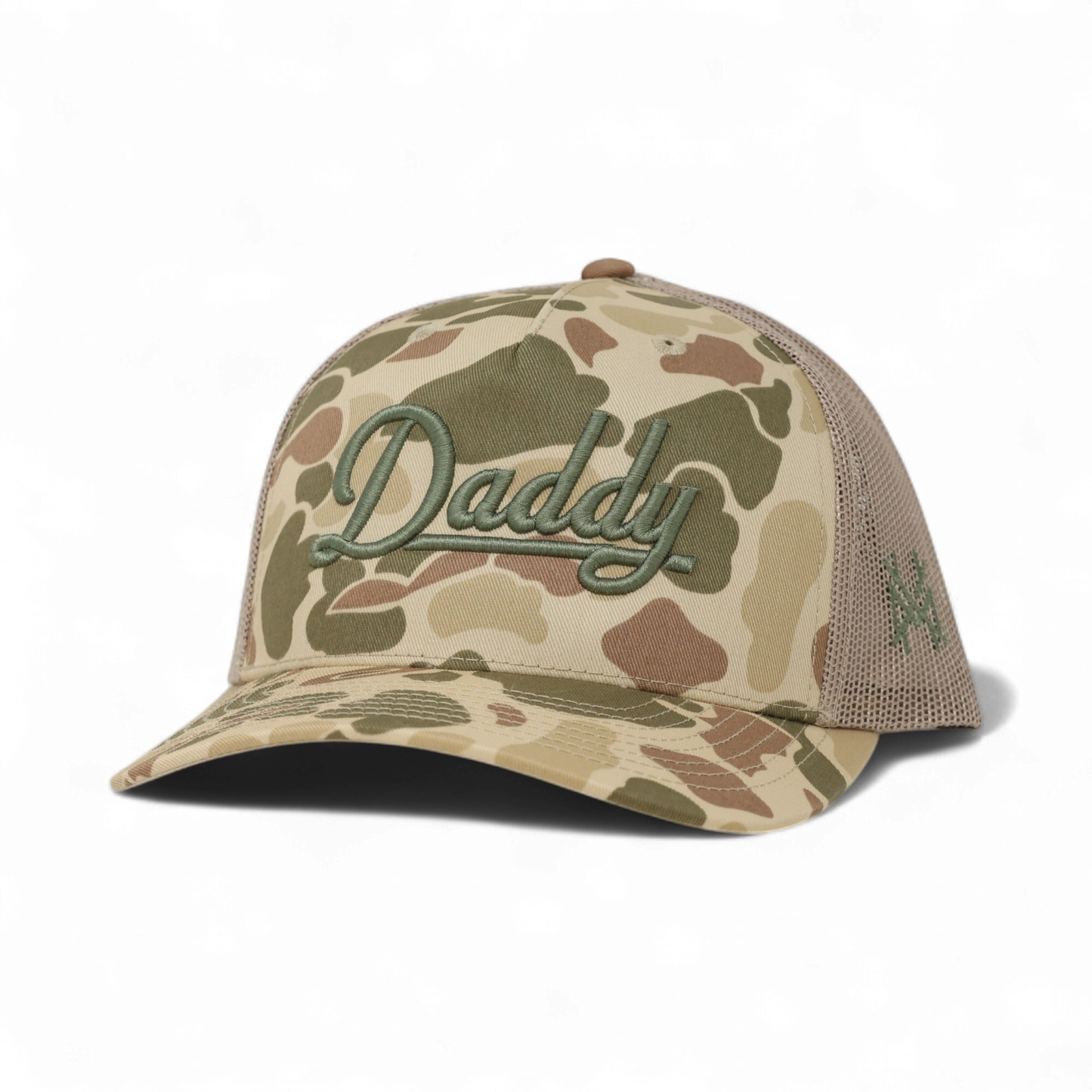 Daddy Trucker Hat: Trucker Harvest Camo