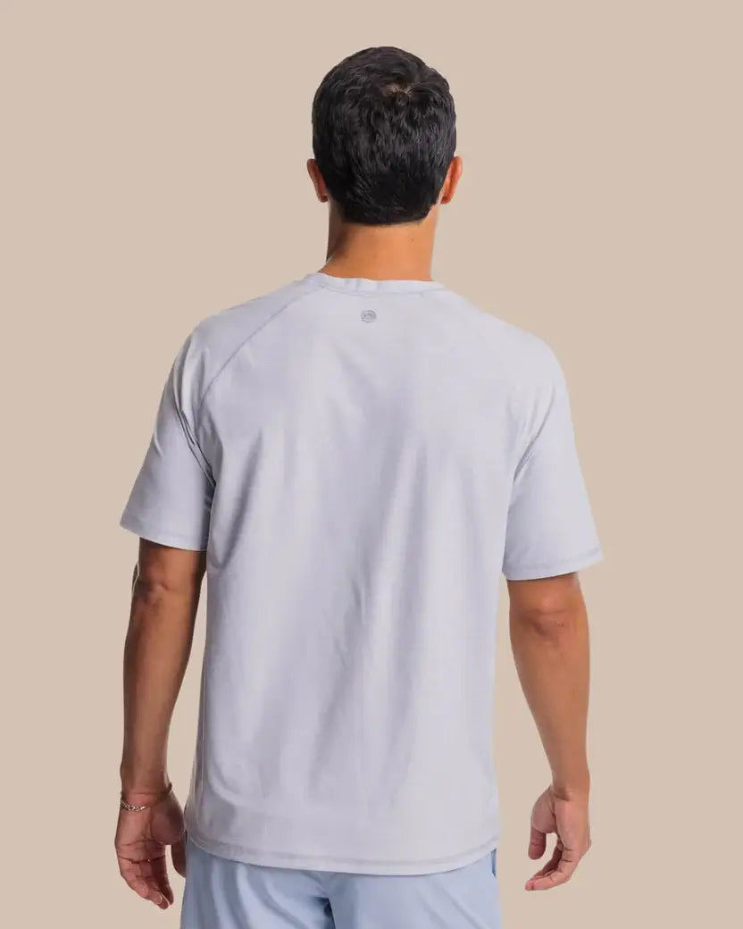 M SS Brrrilliant Perf Tee 2: Platinum Grey - 2942