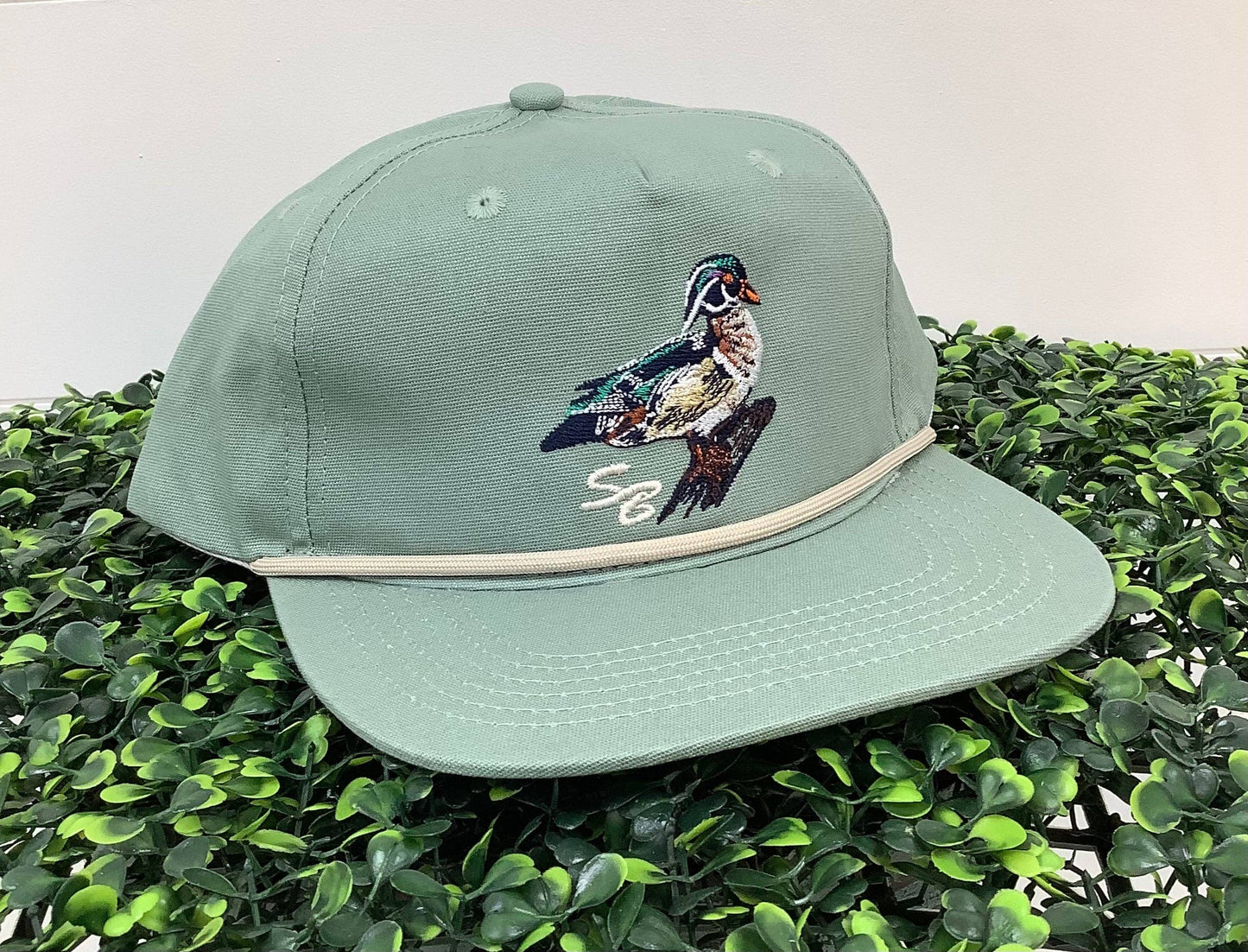 Wood Duck SB Cap: Ghost Vein Camo 7 Panel