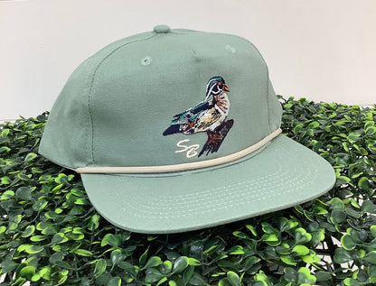Wood Duck SB Cap: Ghost Vein Camo 7 Panel