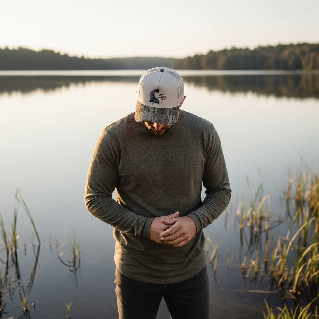 SB-Catfish Hat: 7 Panel New Bottomland