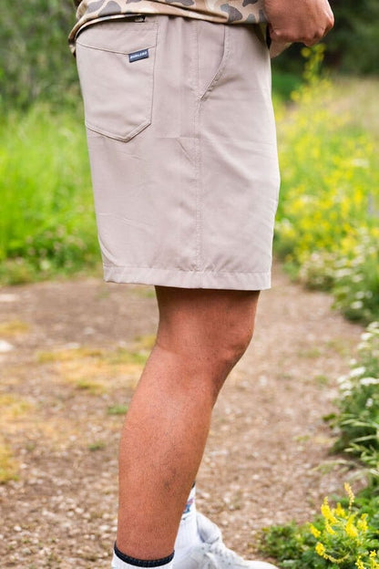 BURLEBO 5.5" Everyday Short - Cobblestone Khaki - Duck Hunt Pocke