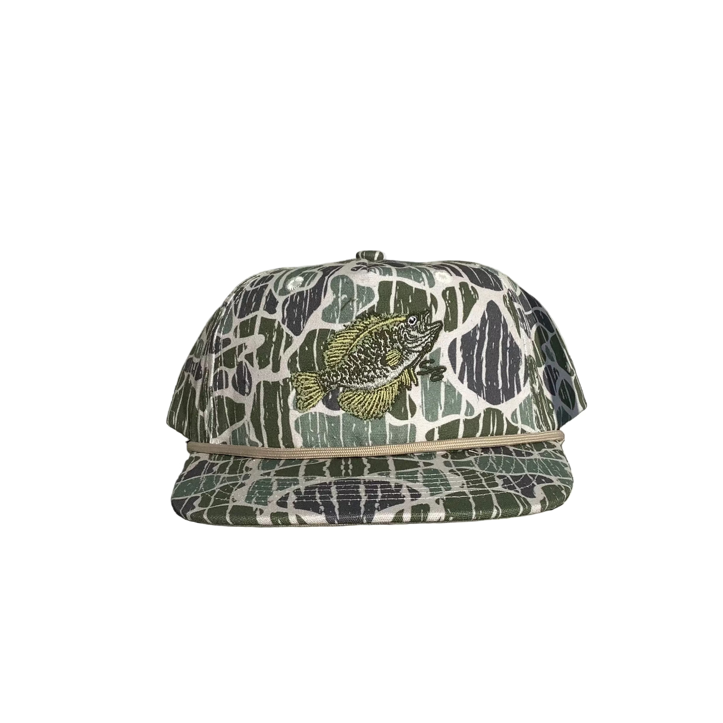 Speckle Bellies Crappie Hat: Foggy Marsh 6p