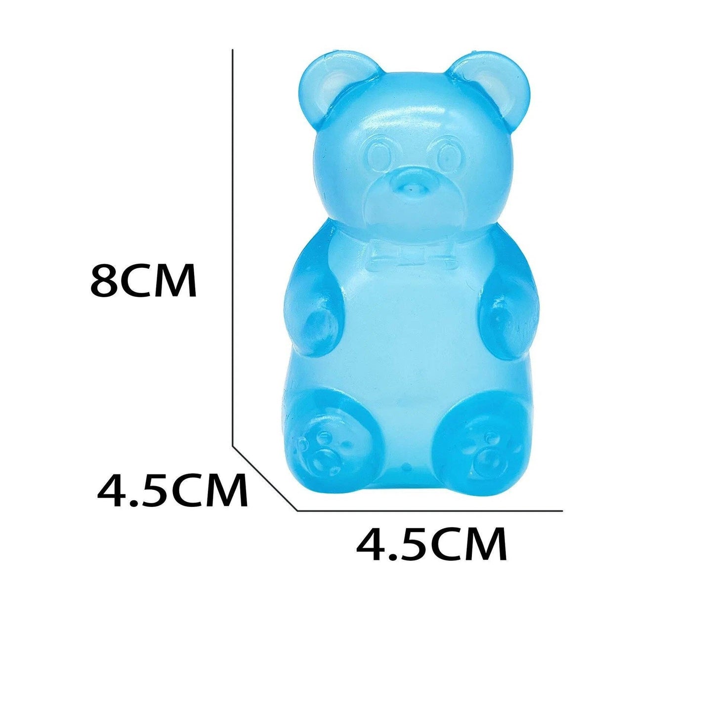 Bear Slow Rising Stress Relief Squeeze Toy Box: Orange bear
