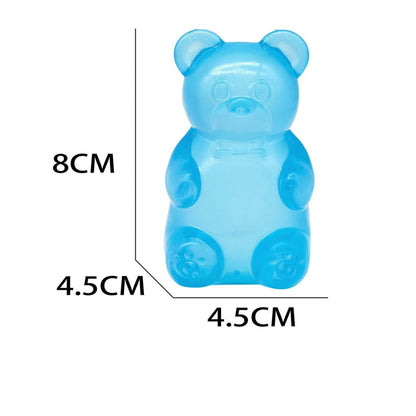 Bear Slow Rising Stress Relief Squeeze Toy Box: Orange bear