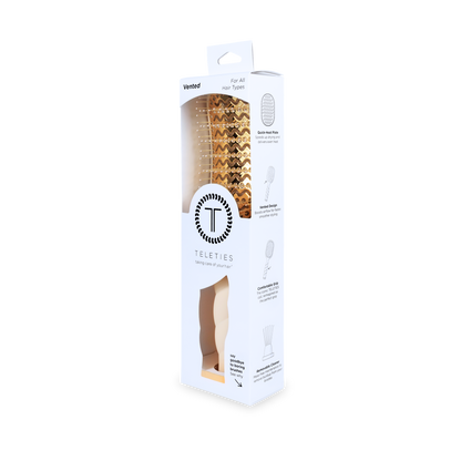 TELETIE Vented Hair Brush | Tan