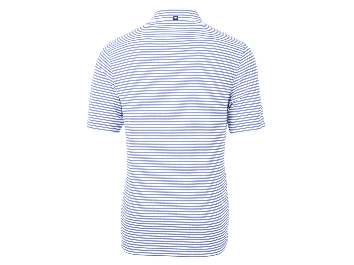 Cutter & Buck Virtue Eco Pique Stripe Recycled Mens Polo: College Purple