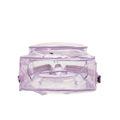 MARISSA CLEAR BACKPACK: BUTTERMILK