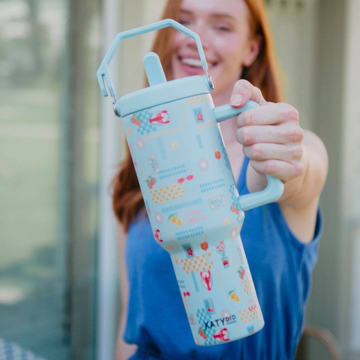 Italian Summer Drink Tumbler: Mint