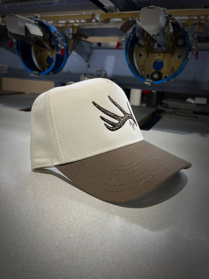 The Antler - Walnut/Cream