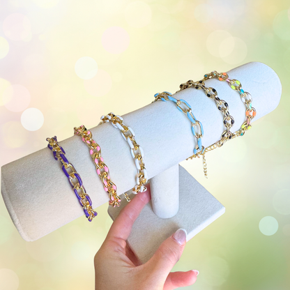 Ezzy Magnetic Bracelet: Rainbow