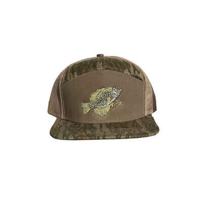 Speckle Bellies Crappie Hat: Foggy Marsh 7p