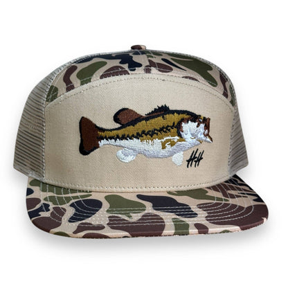 7 panel Bass - Field Camo