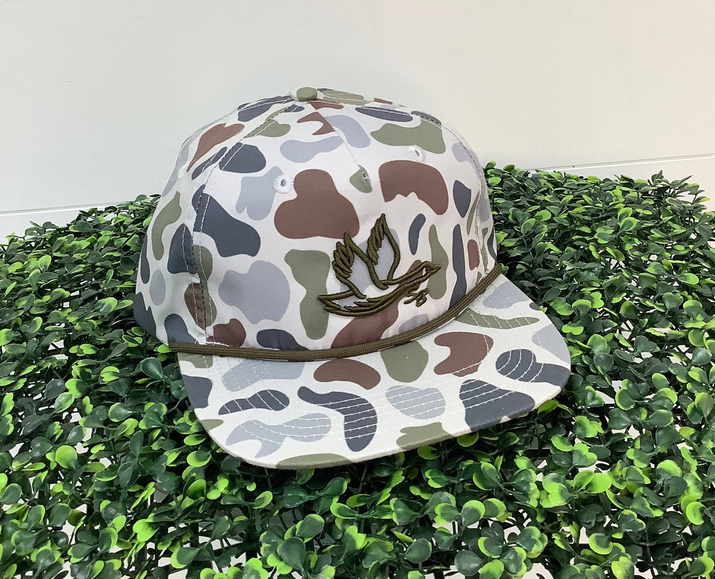 Prep Goose Sb  Hat: Ghost Vein Camo 7 Panel