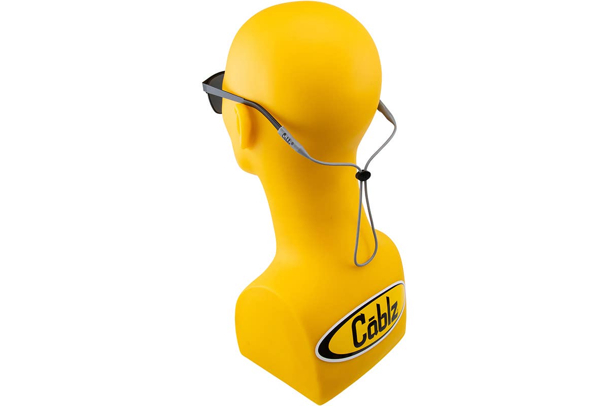 Cablz - Silicone.  Made from 100% Silicone!-SiliconeGry: Grey / 16"