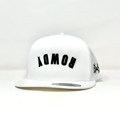 MHC ROWDY Trucker Hat: Black/White Otto