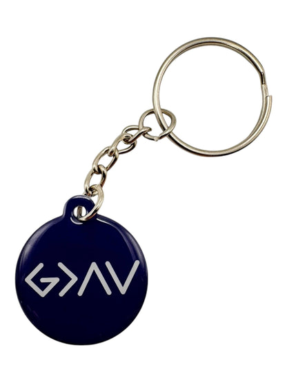 Tap To Pray - Prayer Tag Keychains: River Rock Camo + Cross