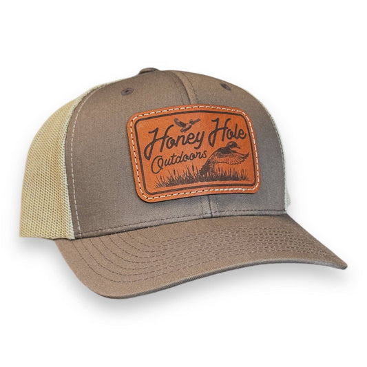 Snapback - Leather waterfowl