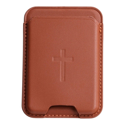 Tap To Pray® Magnetic Wallets: Chestnut