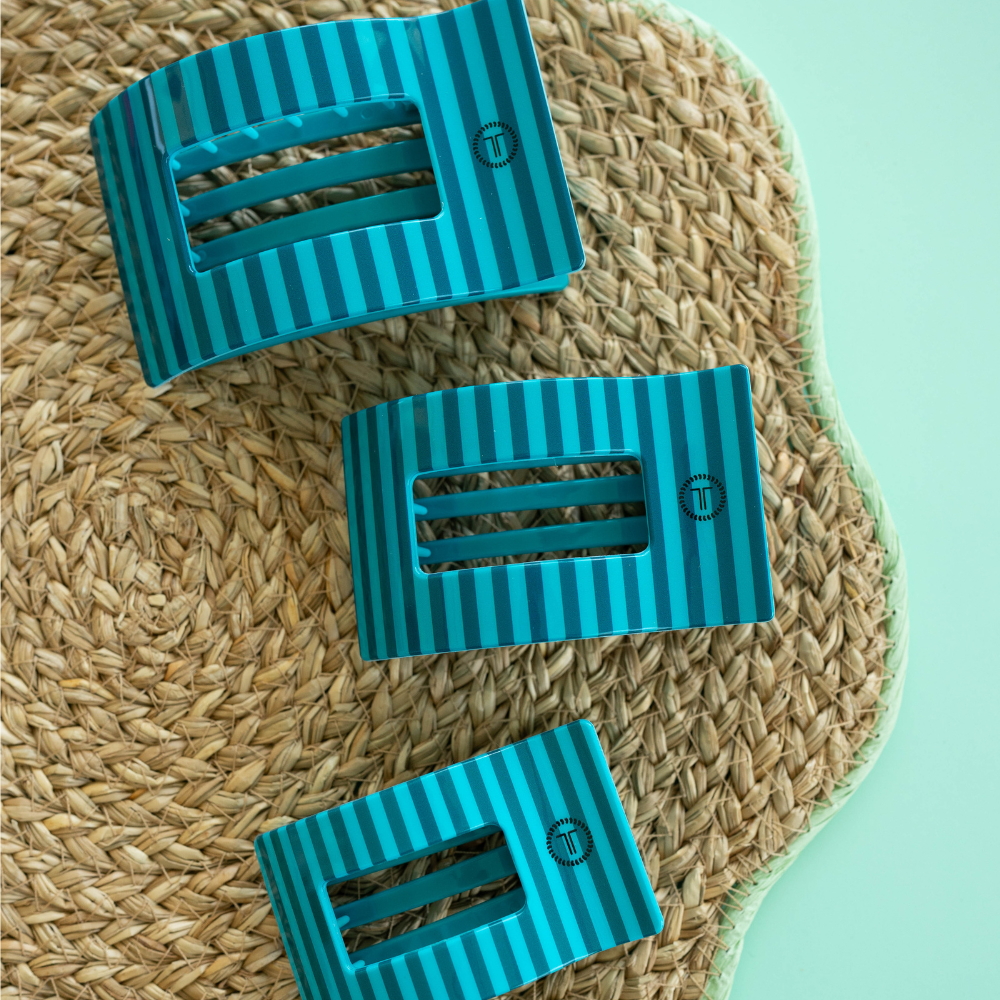 TELETIE Splash Zone | Medium | Flat Rectangle Hair Clip