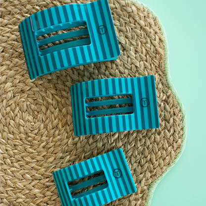 TELETIE Splash Zone | Medium | Flat Rectangle Hair Clip