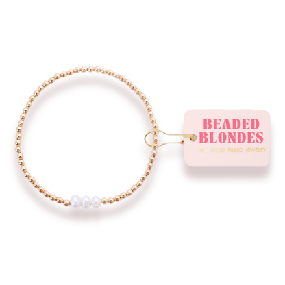 Harper Bracelet in Gold: Standard 6.75 inch