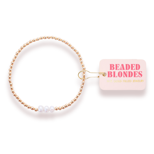 Harper Bracelet in Gold: Standard 6.75 inch