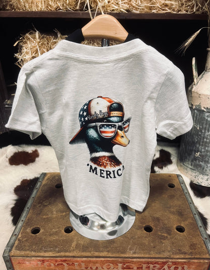 Toddler 'Merica Duck Toddler Tee