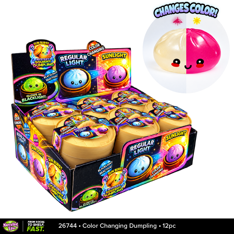 Fun Doh Color-Changing Dumpling Squishy Toy - 12/Display
