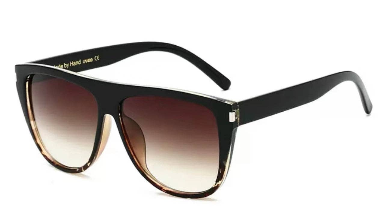 Ember - Woman's Oversized Square Sunglasses: Brown