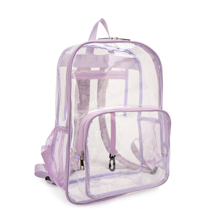 MARISSA CLEAR BACKPACK: BLUE GRAY