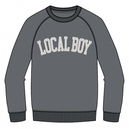 Local Girl Outfitters - LG Cotton Crewneck - Graphite