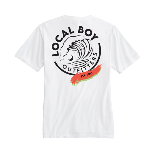 Local Boy Outfitters Local Claw SS Tee - White