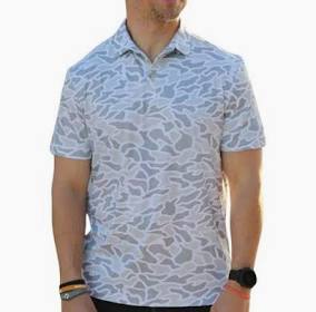 BURLEBO - Performance Polo - White Camo