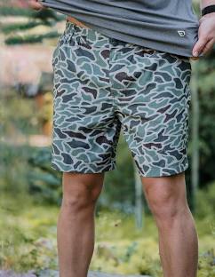 BURLEBO Everyday Short - Retro Duck Camo -  7"