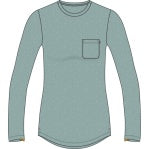 Woman's Marsh Wear Buxton LS - Agate Heather