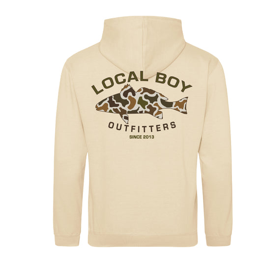 Local Boy Outfitters Vintage Redfish Cotton Hoodie - Desert Sand